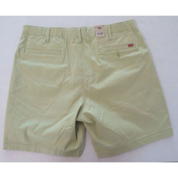 Levi's A10430011 Men's Sz XL Nile Green Flat Front 8" XX Chino EZ Stretch Shorts - Picture 2 of 5
